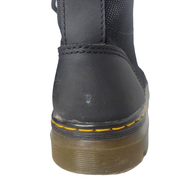 Dr Martens AirWair Combs Juinior Youth Size US 3 UK 2 EU34 Boots Black Canvas - Picture 9 of 16